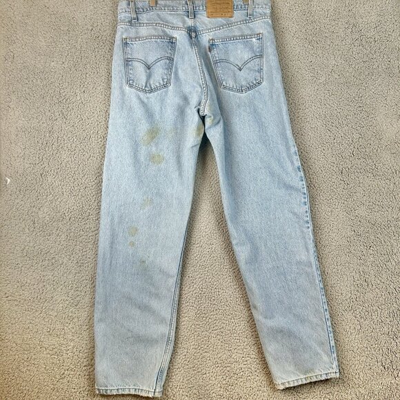 Vintage Orange Tab Levis 550 Jeans Relaxed Fit Men's 34x32 Denim - Picture 3 of 9